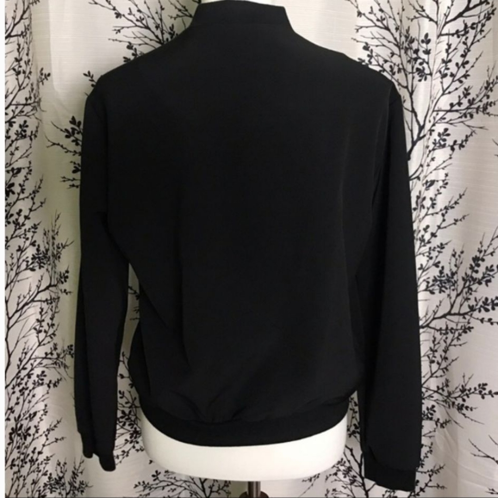 Jules & Leopold Black Floral Embroidered Jacket - Picture 2 of 3